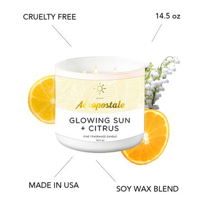 Aeropostale Glowing Sun + Citrus Candle
