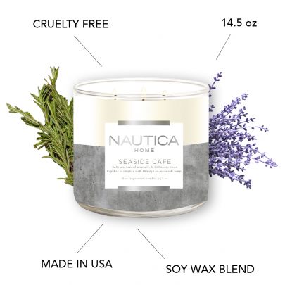 Nautica Seaside Cafe Candle