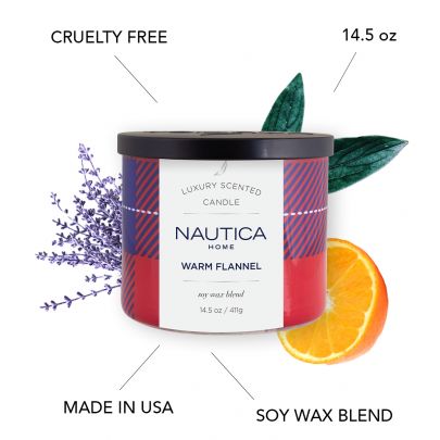 Nautica Warm Flannel Candle