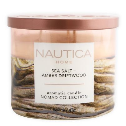 Nautica Sea Salt + Amber Driftwood Candle