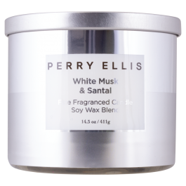 White Musk + Santal Candle 14.5 oz